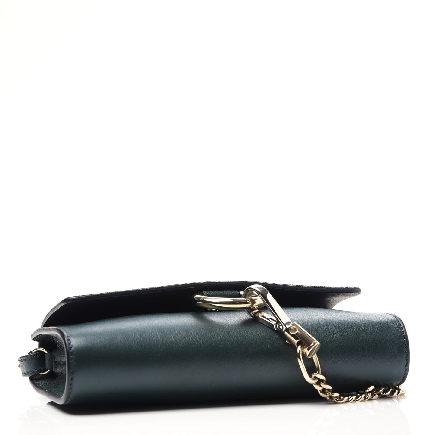 Suede Calfskin Mini Faye Shoulder Bag Intense Green