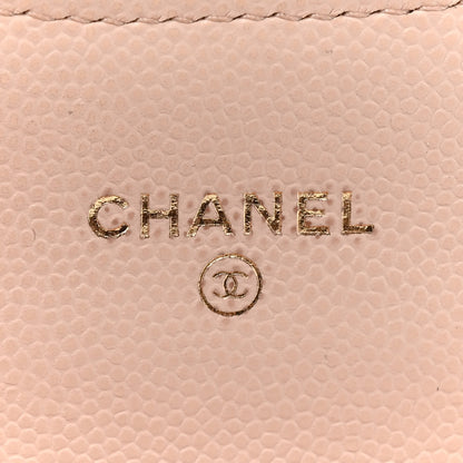 Chanel Caviar Quilted Mini Clutch With Chain Light Beige 6 of 14