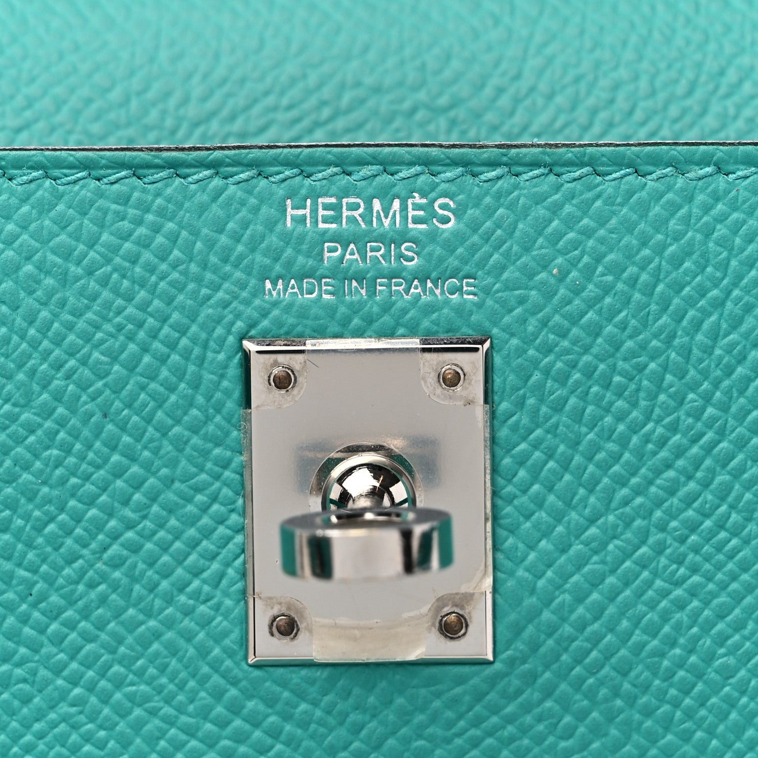 Hermes Epsom Kelly Sellier 25 Bleu Paon 6 of 9