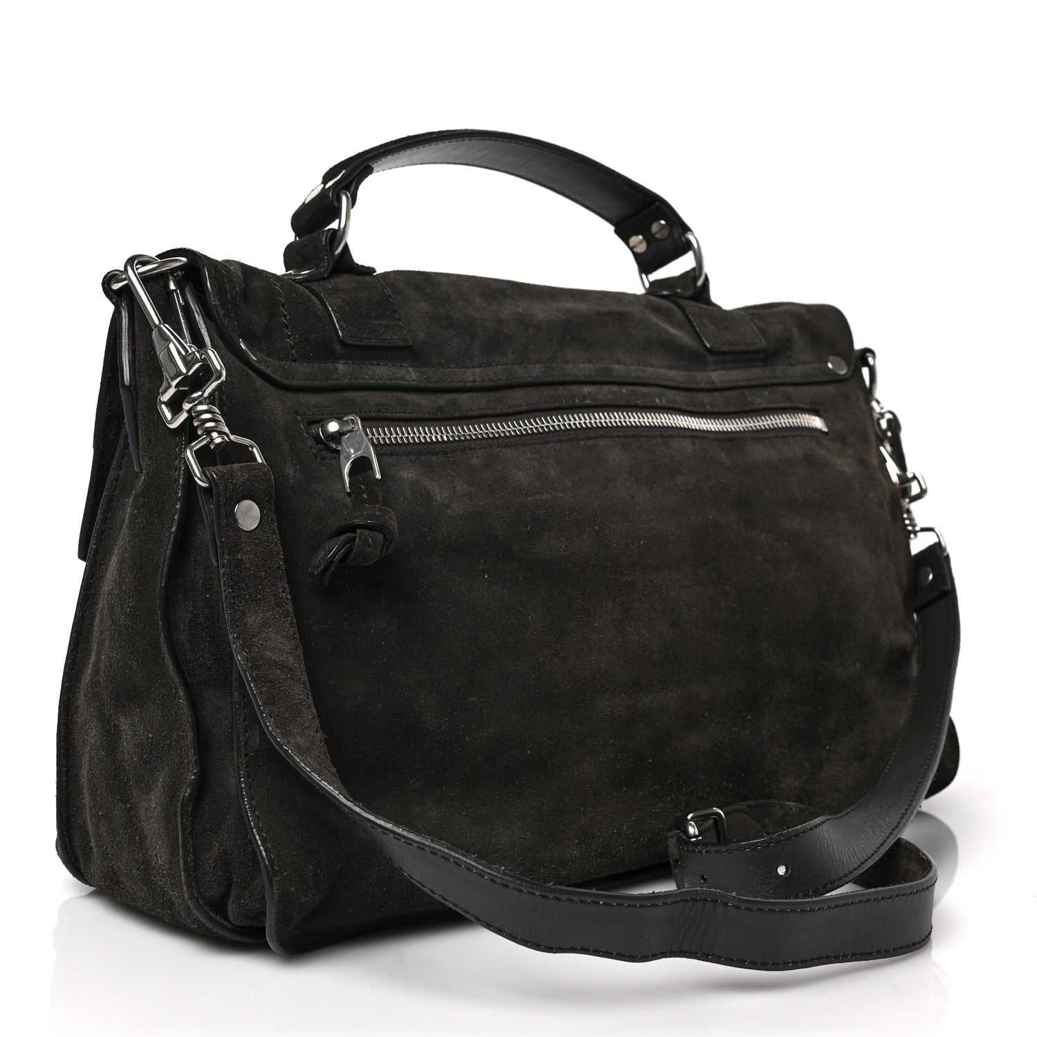 Proenza Schouler Suede Medium PS1 Satchel Pepe 3 of 8
