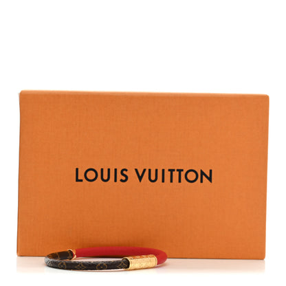 Louis Vuitton Monogram Daily Confidential Bracelet 17 Red 5 of 5
