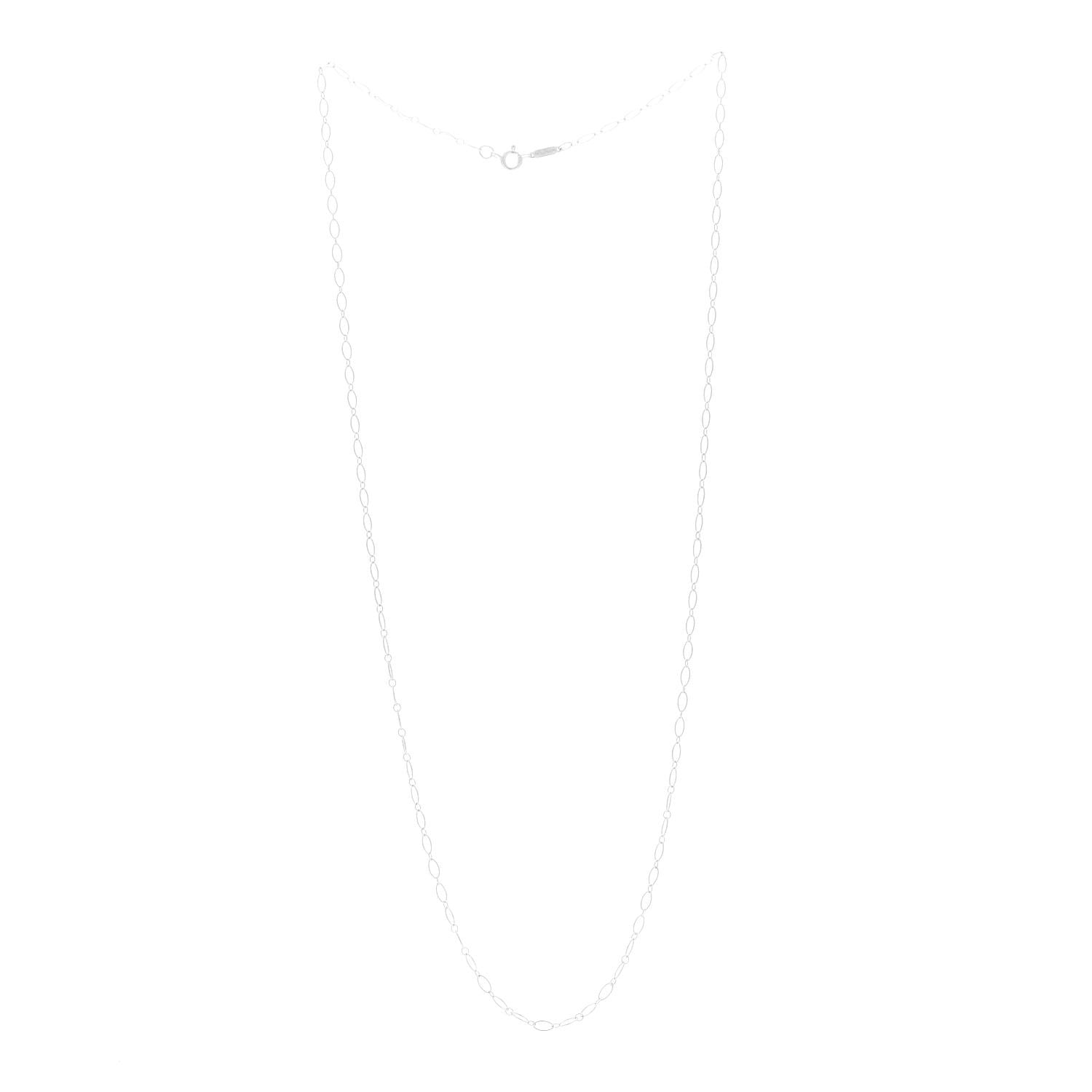 Tiffany Sterling Silver Oval Link Chain Necklace 24.5" 3 of 7