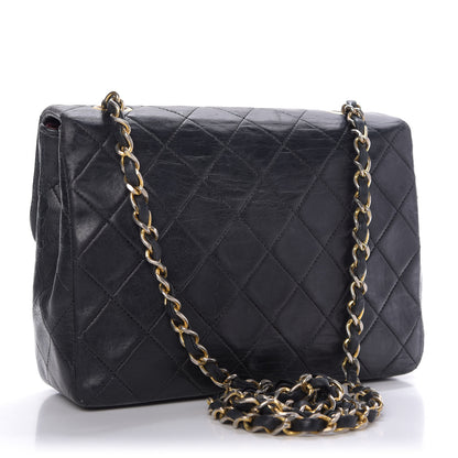 Chanel Lambskin Quilted Small Single Flap Black 3 of 9