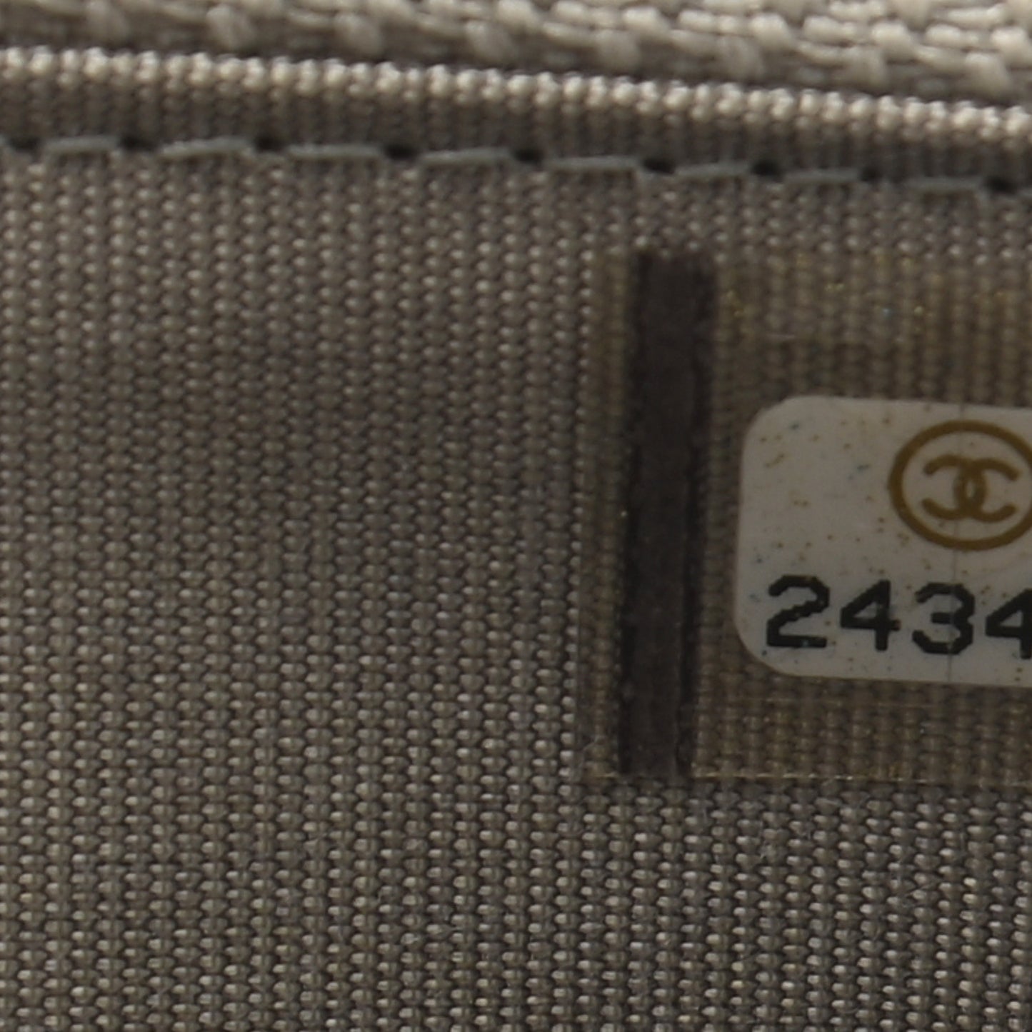 Cracked Metallic Calfskin Quilted Medium Boy Zip Around Wallet Dark Silver