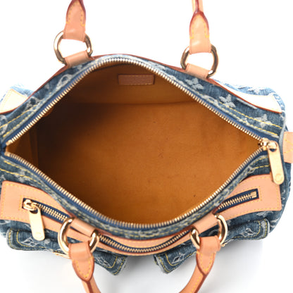 Louis Vuitton Monogram Denim Neo Speedy Blue 5 of 9