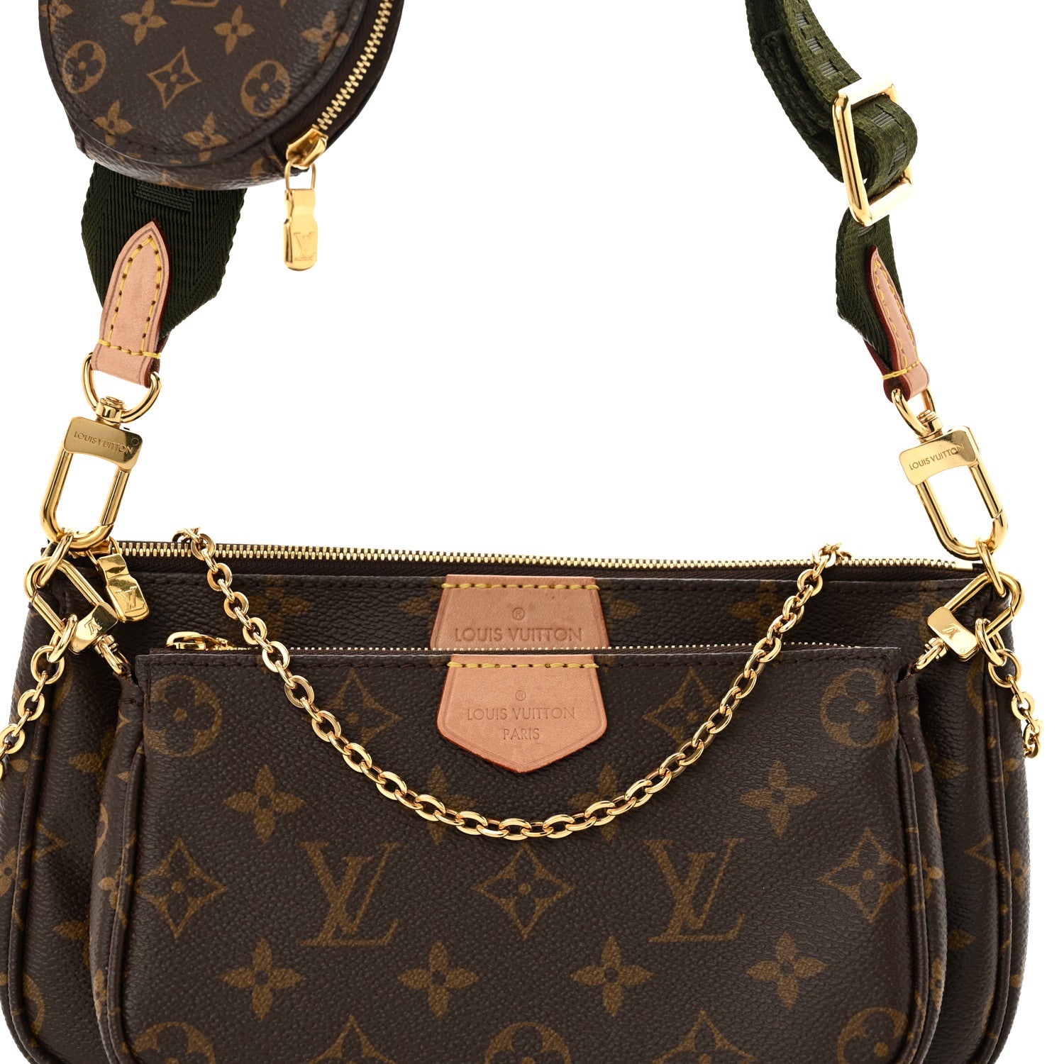 Louis Vuitton Monogram Multi Pochette Accessories Kaki 9 of 11