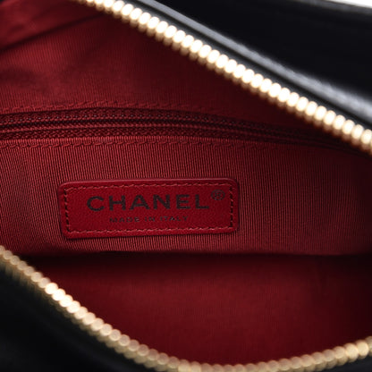 Chanel Aged Calfskin Quilted Small Gabrielle Hobo Black 12 of 14