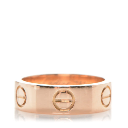 Cartier 18K Pink Gold 5.5mm LOVE Ring 50 5.25 1 of 4