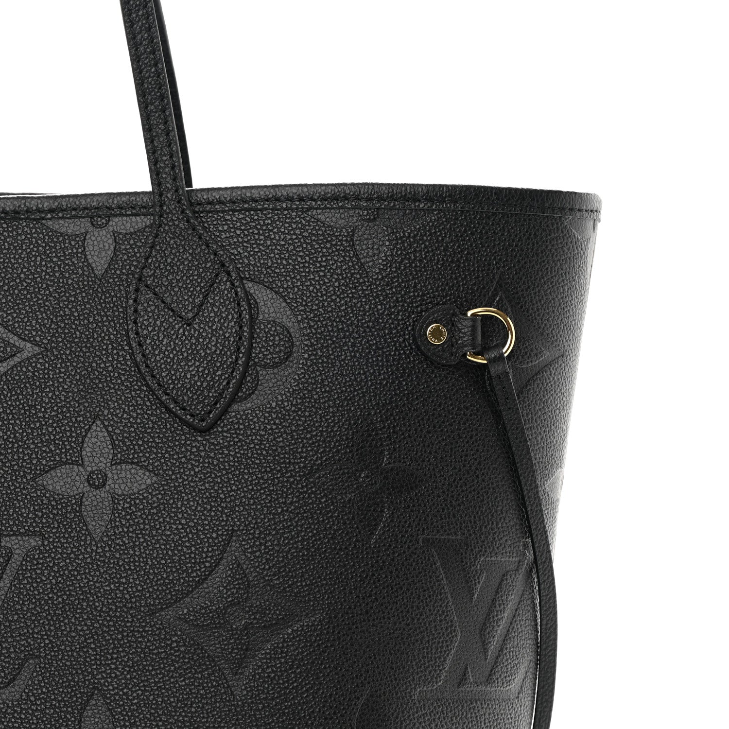 Louis Vuitton Empreinte Monogram Giant Neverfull MM Black 8 of 11