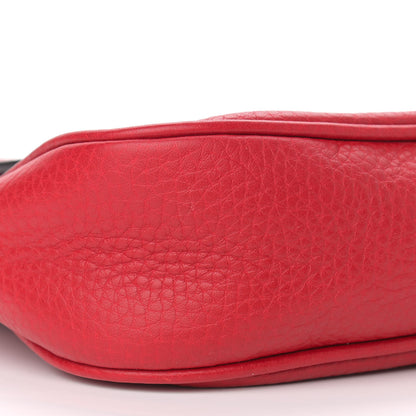Gucci Pebbled Calfskin Medium Soho Flap Crossbody Tabasco Red 8 of 11