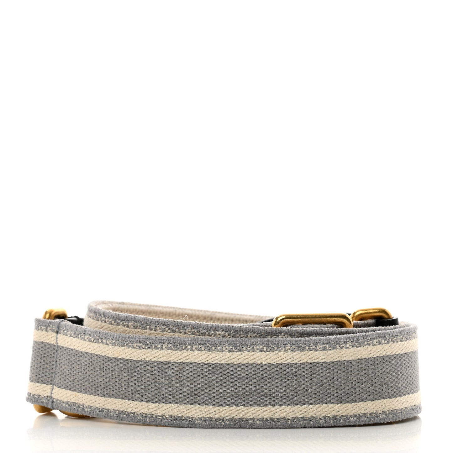 Canvas Embroidered Adjustable Shoulder Strap Grey