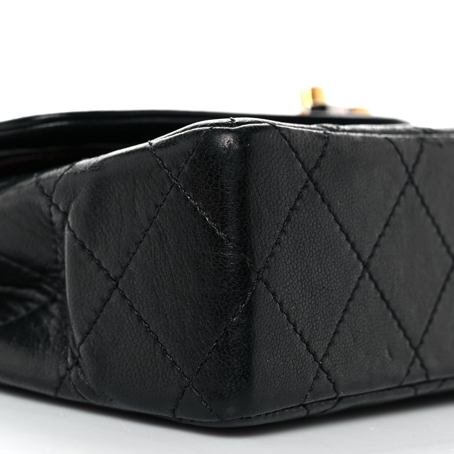 Chanel Lambskin Quilted Small Single Flap Black 8 of 10