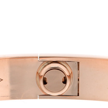 Cartier 18K Pink Gold LOVE Bracelet 17 6 of 9