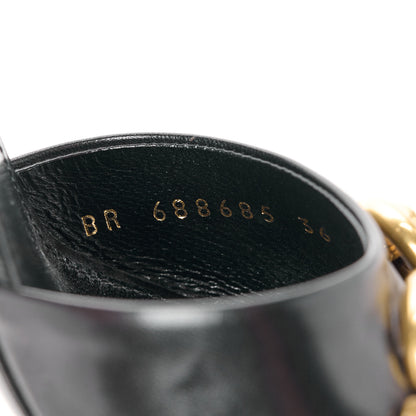 Saint Laurent Calfskin New Belfagor Sexy 95mm Mules 36 Black 8 of 9