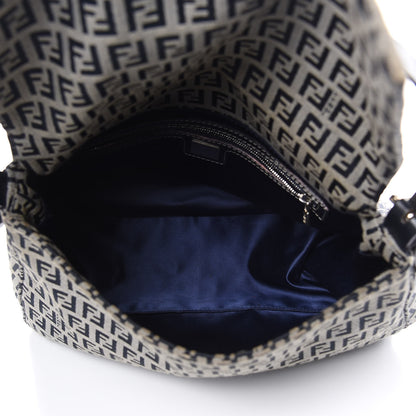Fendi Zucchino Mama Baguette Navy 5 of 13