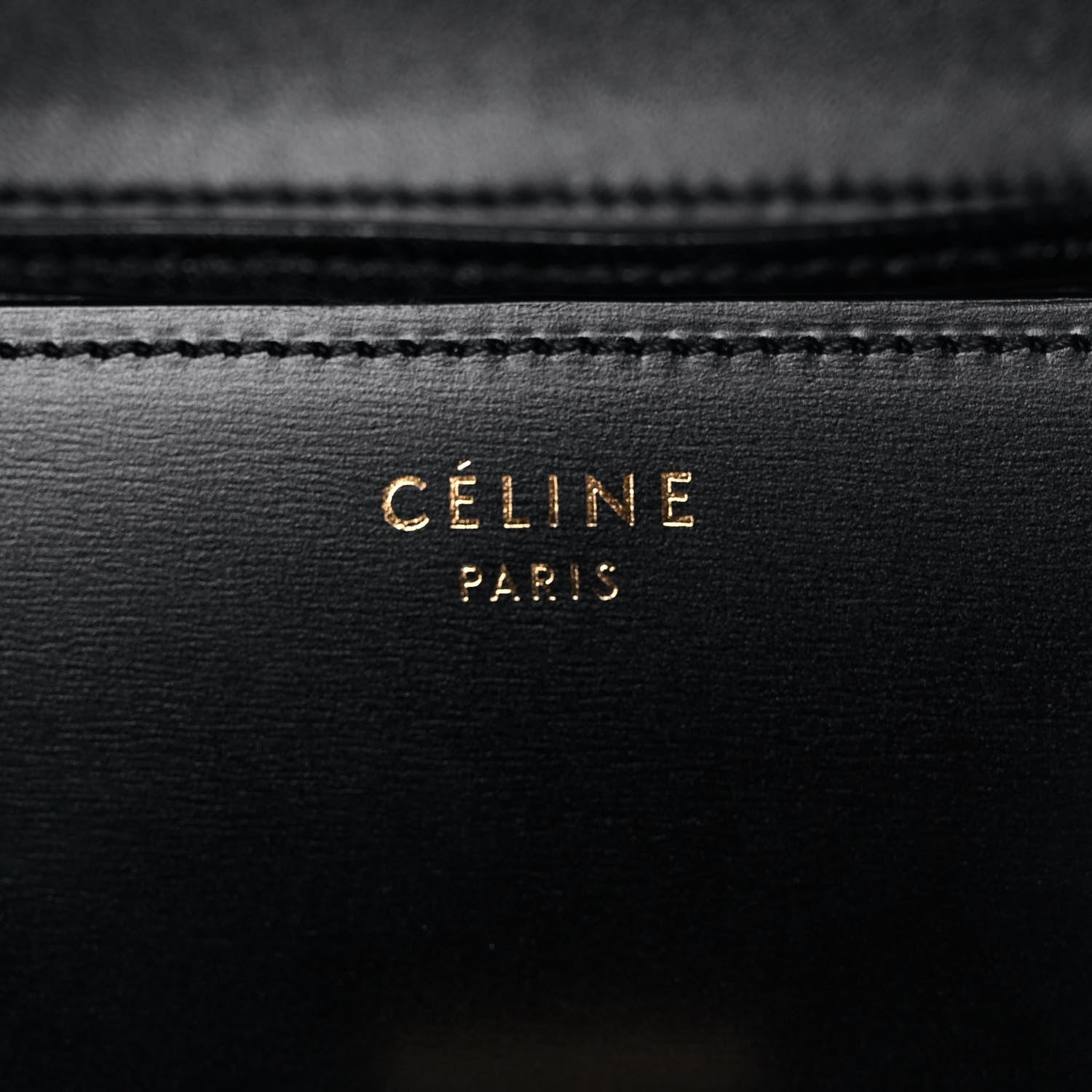 Celine Box Calfskin Small Classic Box Flap Bag Black 6 of 10