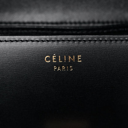 Celine Box Calfskin Small Classic Box Flap Bag Black 6 of 10