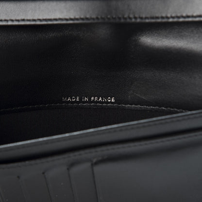 Chanel Lambskin Mademoiselle Yen Wallet Black 8 of 10