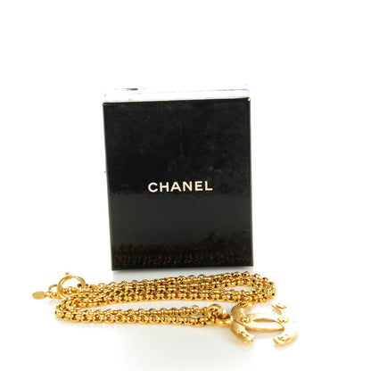 Chanel CC Long Chain Pendant Necklace Gold 6 of 6