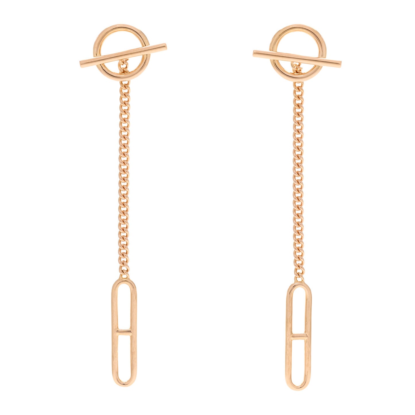 18K Rose Gold Echappee Earrings