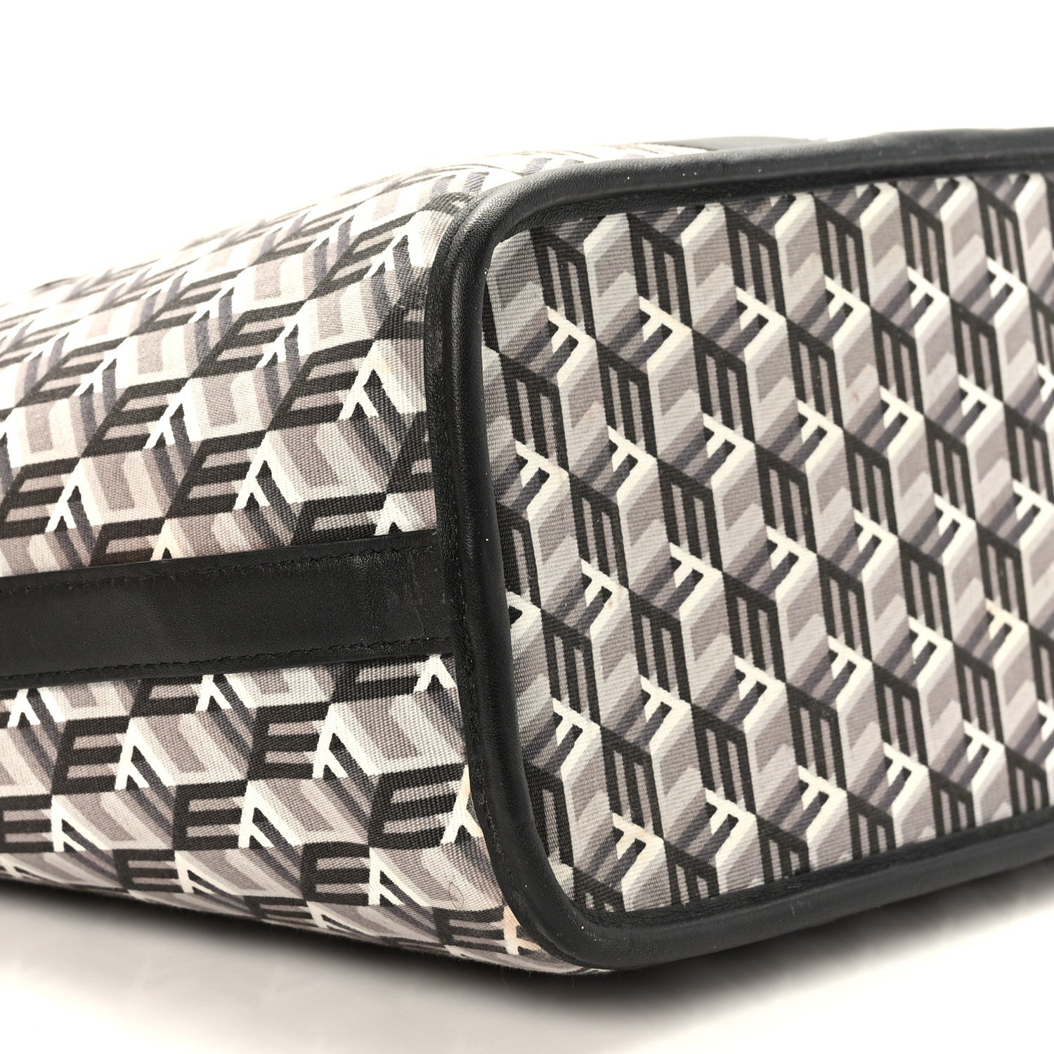 MCM Visetos Nappa Canvas Medium Reversible Shopper Tote Black 13 of 15