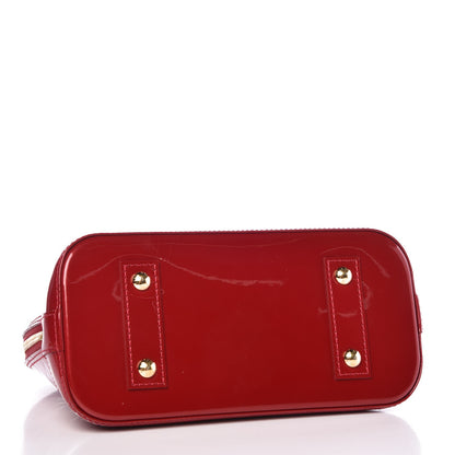 Louis Vuitton Vernis Alma BB Pomme D'Amour 4 of 8