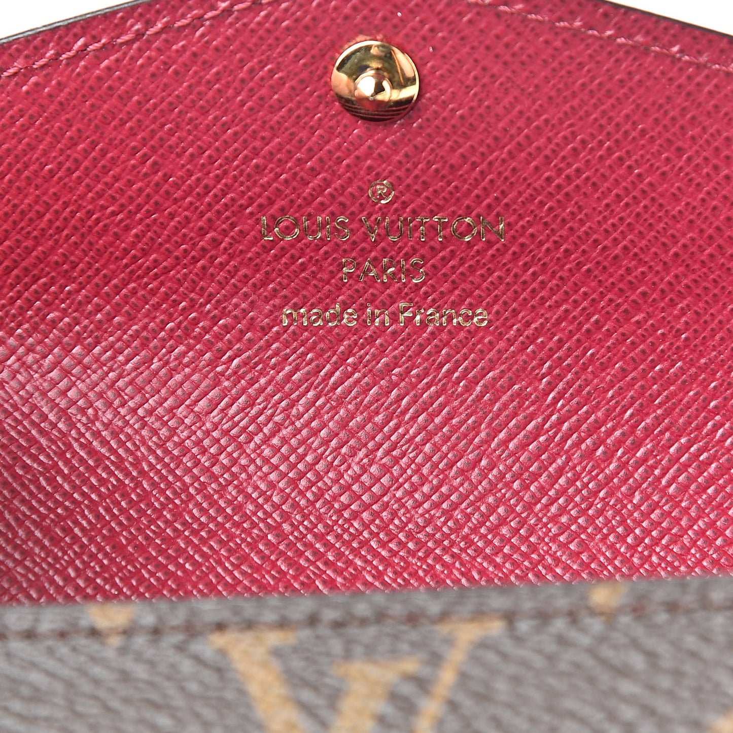 Monogram Sarah Multicartes Fuchsia