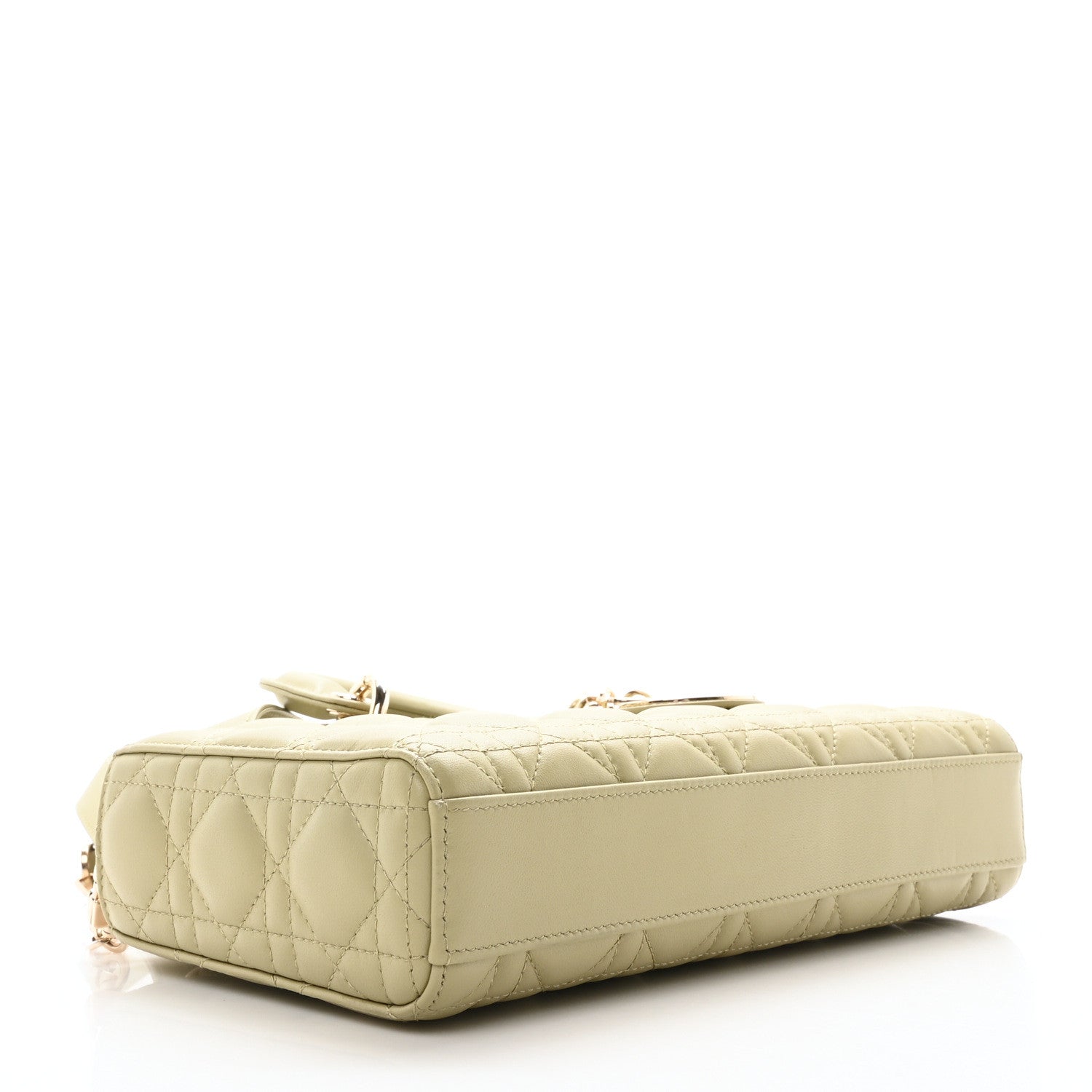 Christian Dior Lambskin Cannage Medium Lady D-Joy Pastel Peyote Green 4 of 10