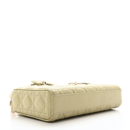 Christian Dior Lambskin Cannage Medium Lady D-Joy Pastel Peyote Green 4 of 10