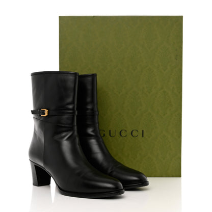 Gucci Nappa Charlotte Ankle Boots 41 Black 11 of 11