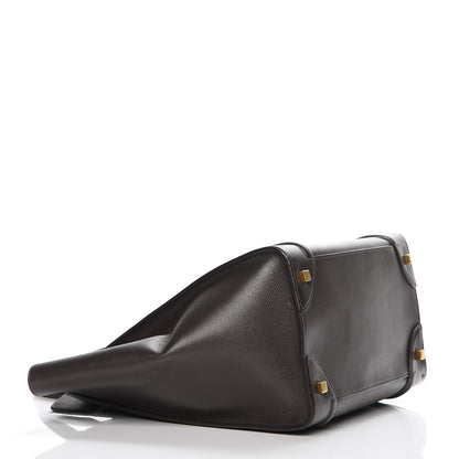 Celine Soft Grained Calfskin Mini Luggage Brown 4 of 7