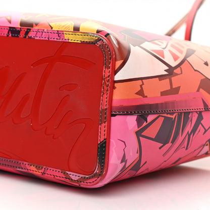 Christian Louboutin Calfskin Metro Graf Spikes East West Cabata Tote Red Multicolor 11 of 13