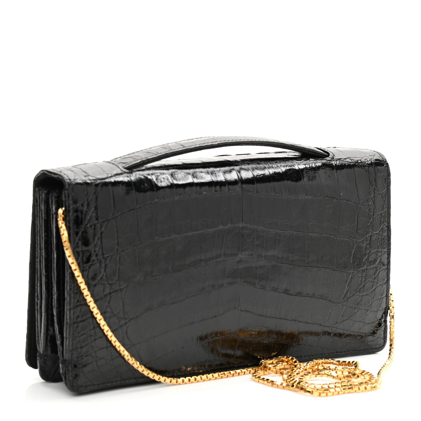 Crocodile Wallet On Chain Black