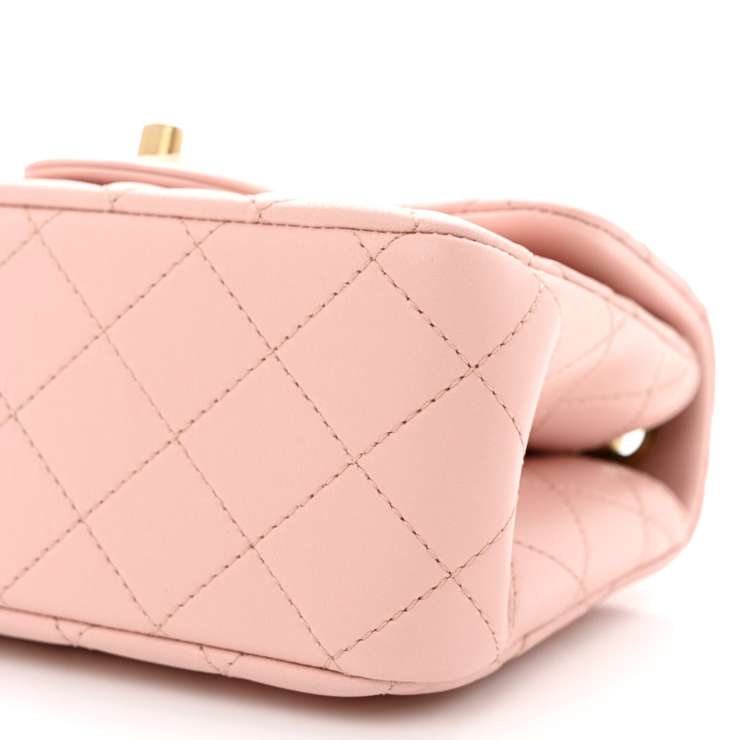 Chanel Lambskin Quilted Mini Sweet Camellia Flap Light Pink 10 of 10