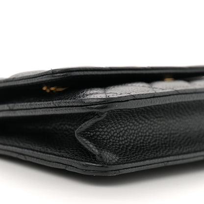 Chanel Caviar Quilted Wallet on Chain WOC Black 9 of 11
