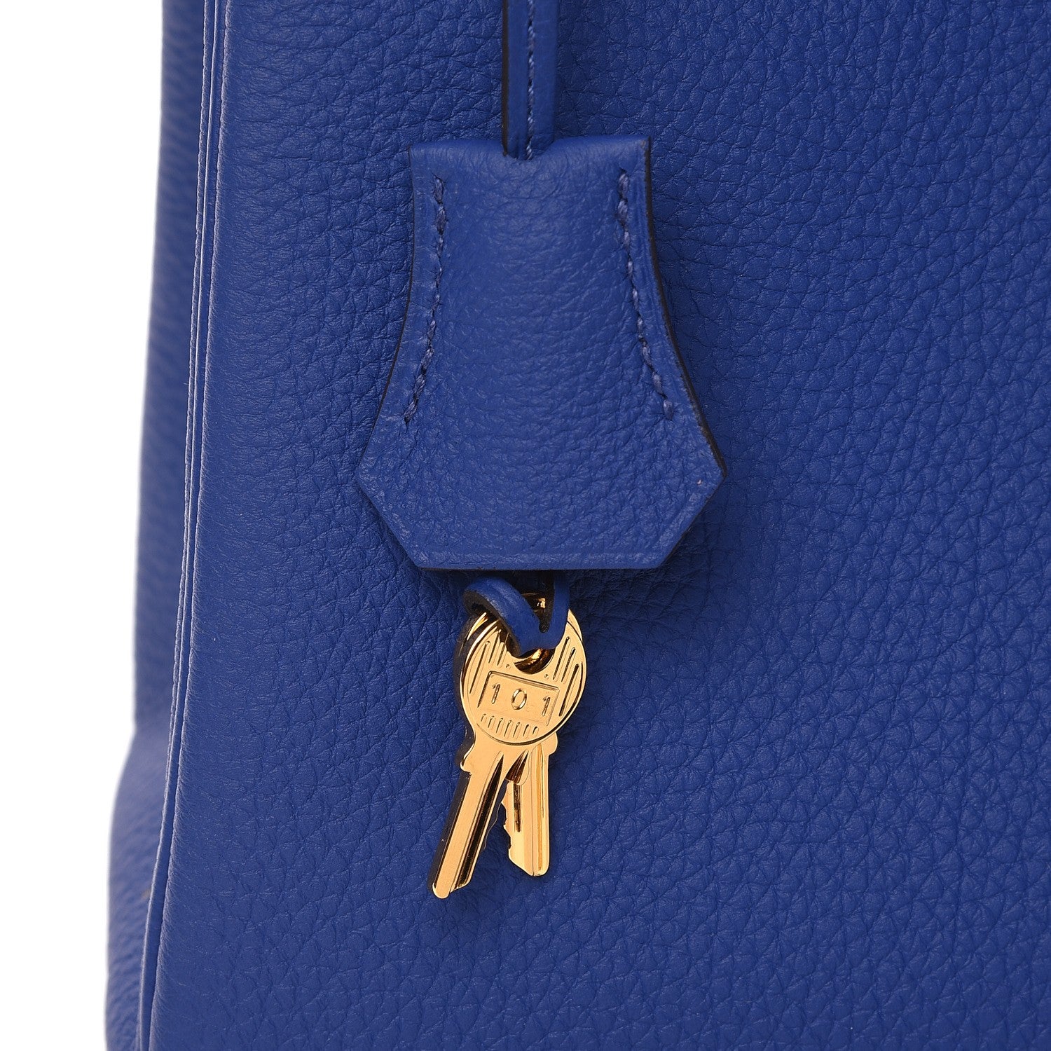Hermes Togo Kelly Retourne 28 Bleu Electrique 7 of 32