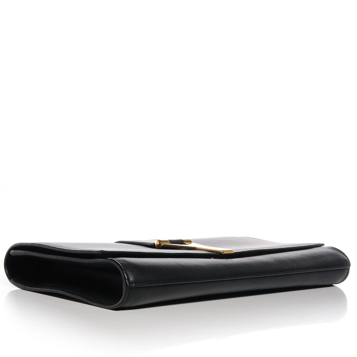 Calfskin Classic Y Clutch Black
