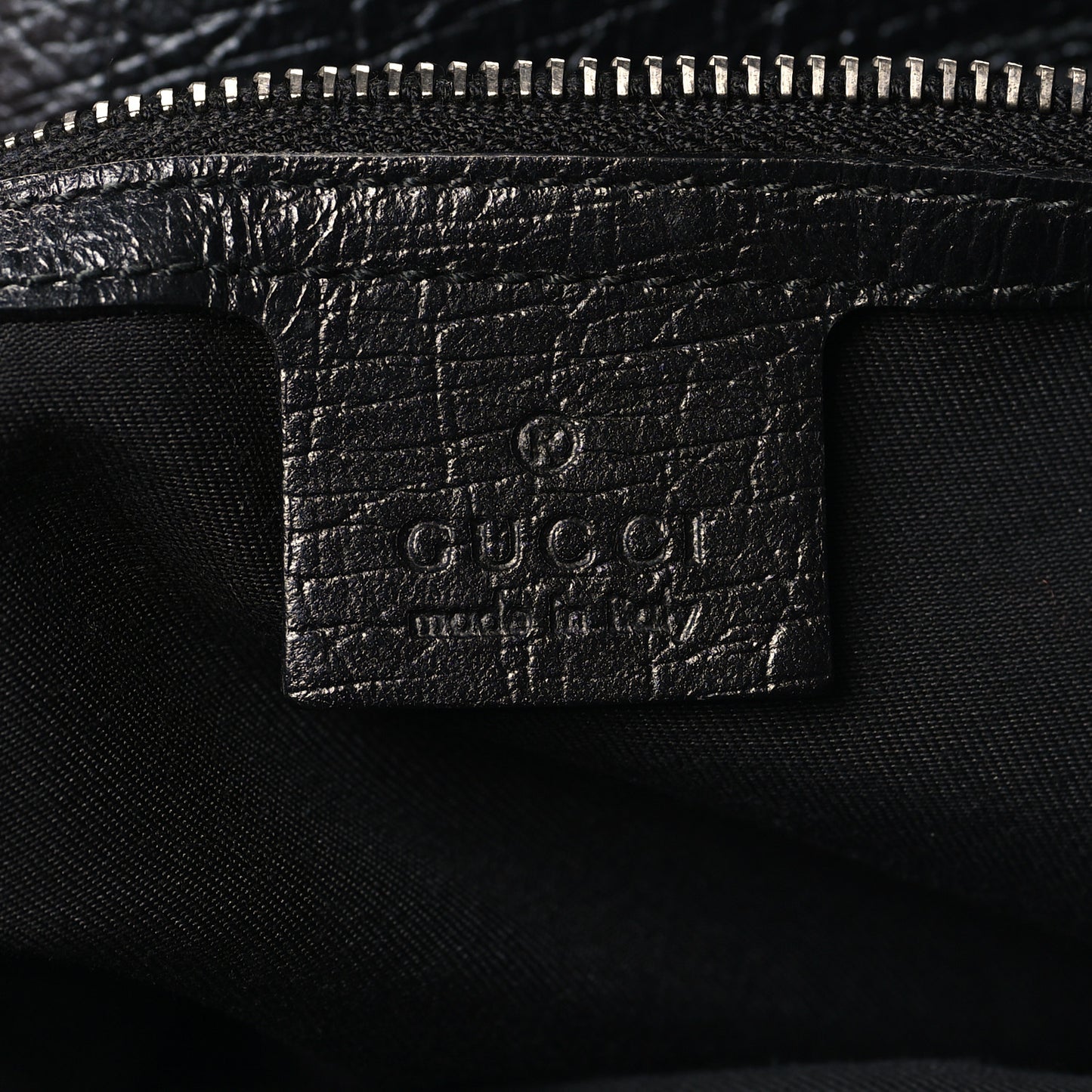 Monogram Large Horsebit Chain Hobo Black