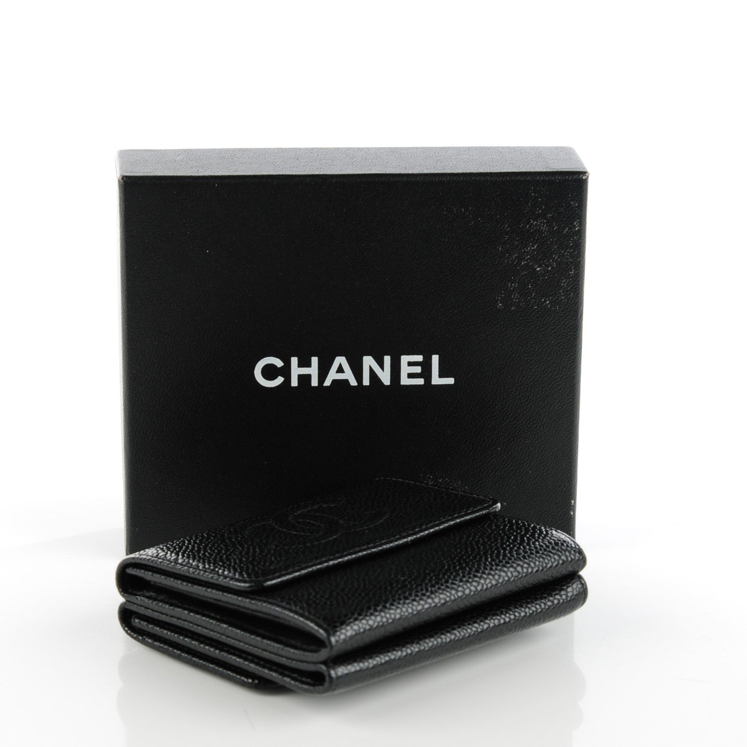 Chanel Caviar Timeless CC Compact Flap Wallet Black 5 of 8