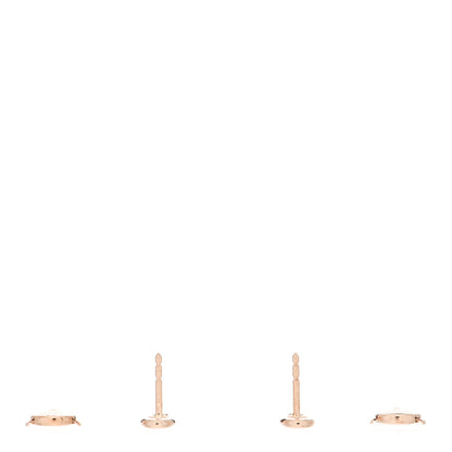 Hermes 18K Rose Gold TPM Farandole Stud Earrings 3 of 6