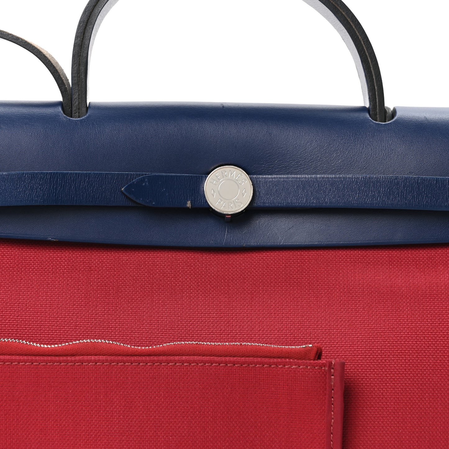 Military Toile Vache Hunter Herbag Zip 31 PM Rouge Grenat Bleu Saphir