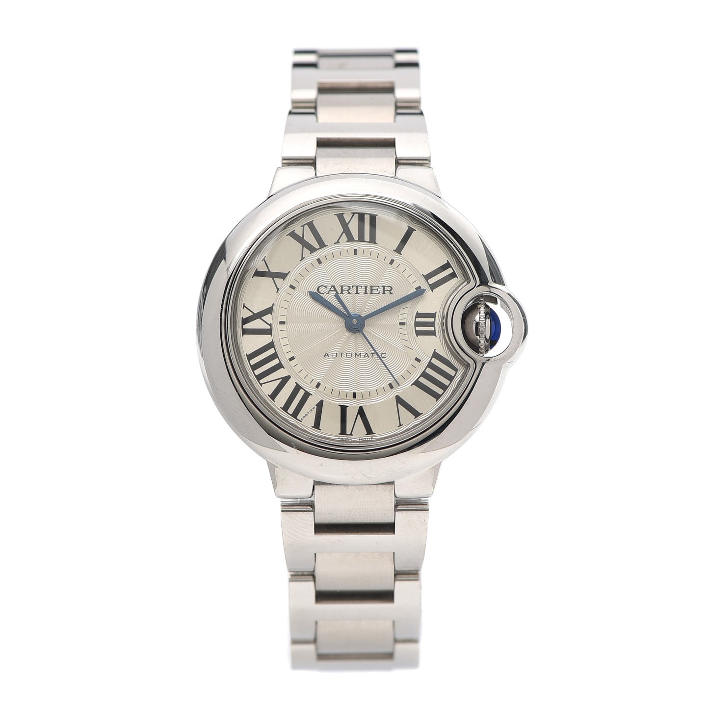 Stainless Steel 33mm Ballon Bleu De Cartier Automatic Watch
