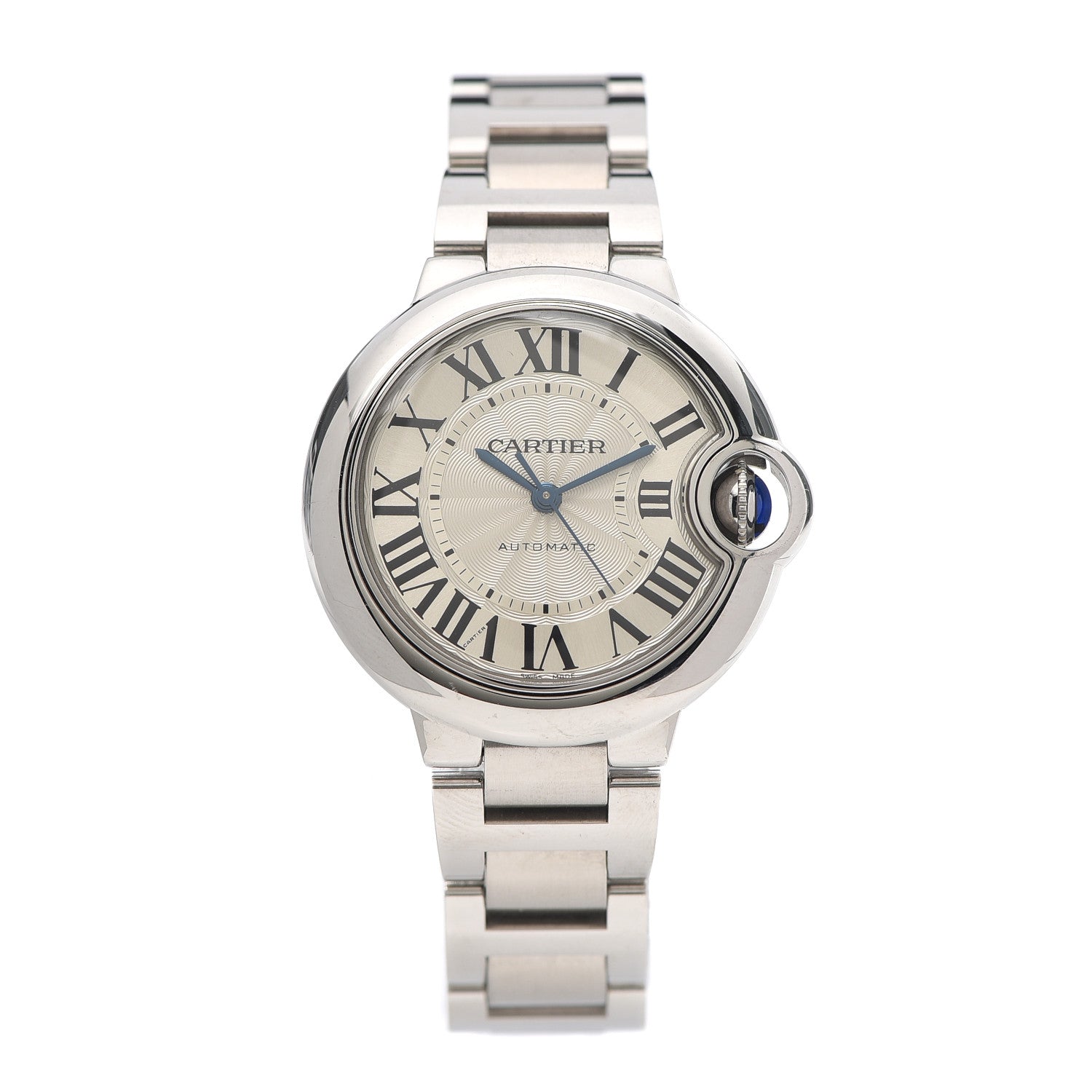 Cartier Stainless Steel 33mm Ballon Bleu De Cartier Automatic Watch 1 of 5
