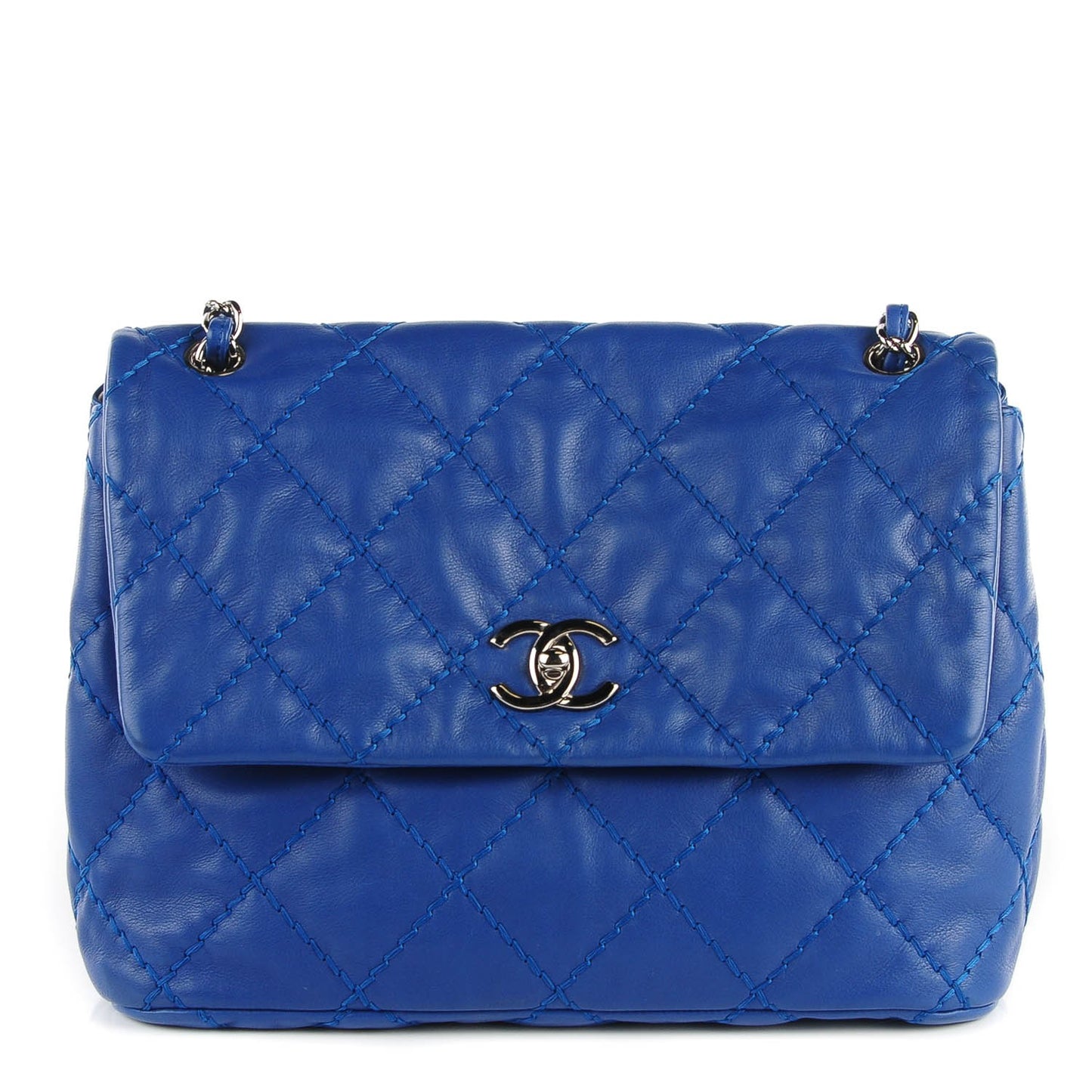 Calfskin Small Love Me Tender Flap Blue