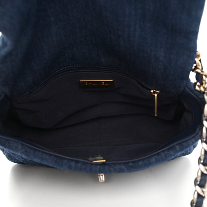 Chanel Denim Quilted Medium Chanel 19 Flap Blue 5 of 11