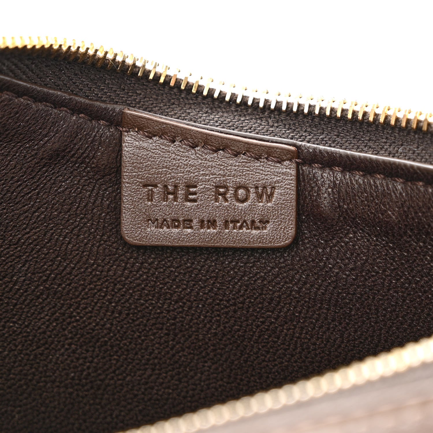 The Row Smooth Calfskin Half Moon Shoulder Bag Brown 6 of 10