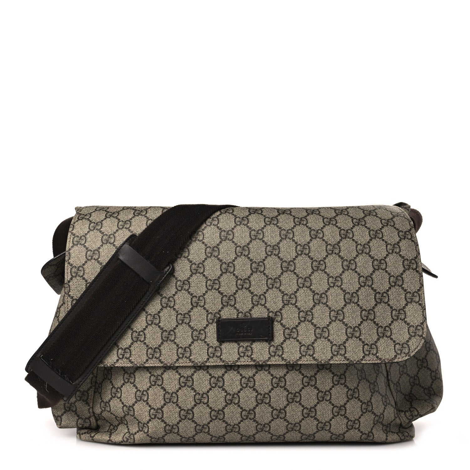Gucci GG Plus Monogram Messenger Diaper Bag Dark Brown 1 of 9