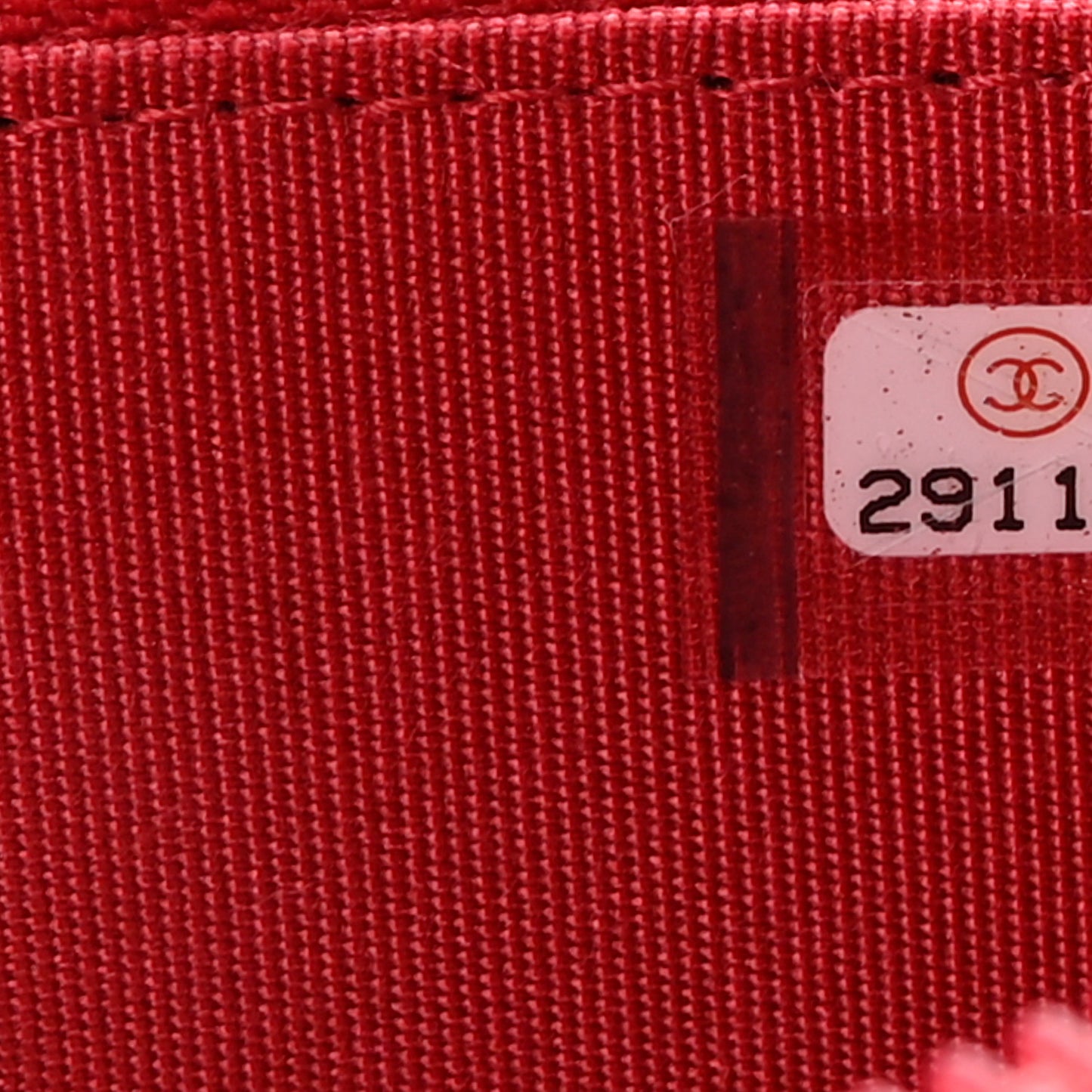 Caviar Quilted Small Boy Zip Around Wallet Red