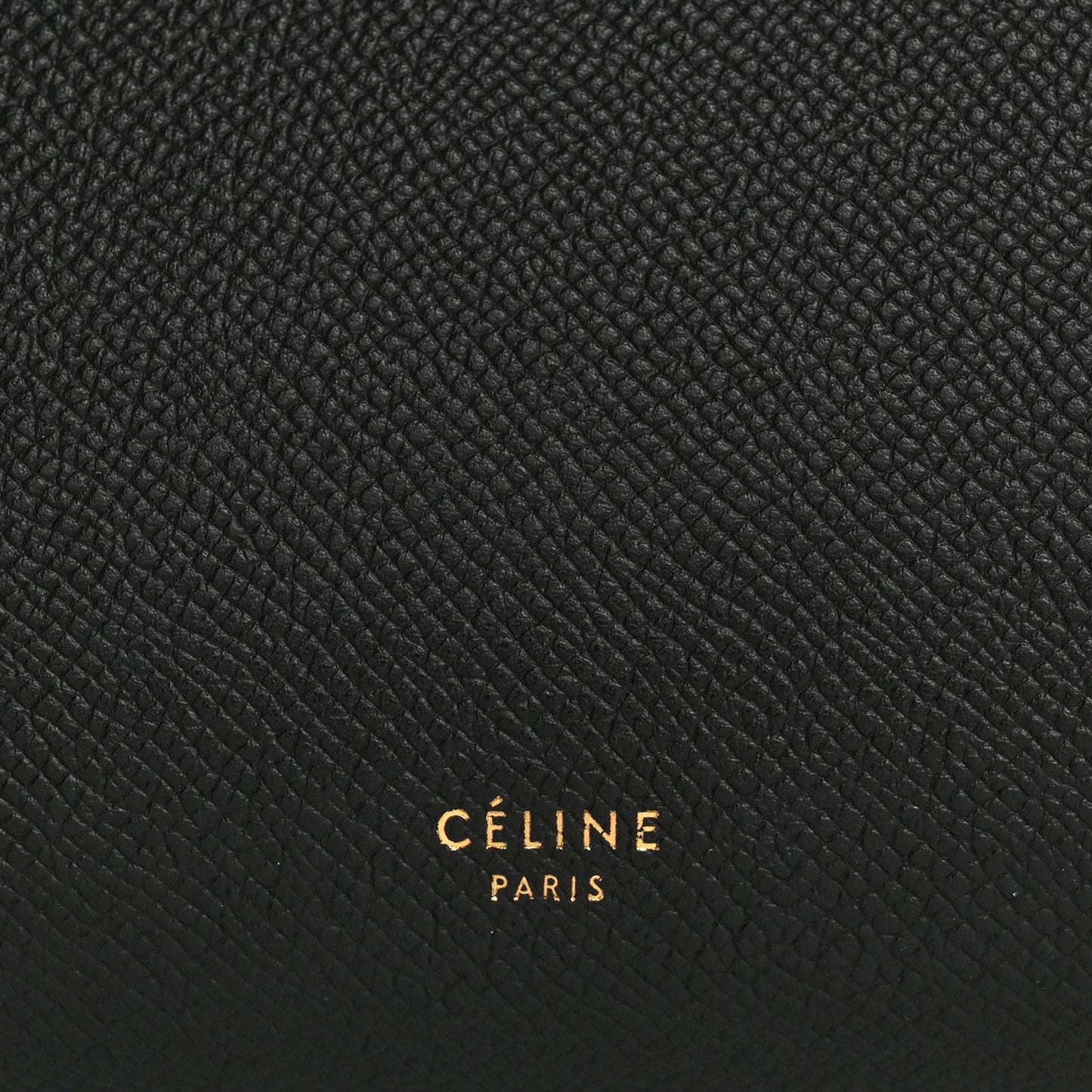 Grained Calfskin Mini Belt Bag Black