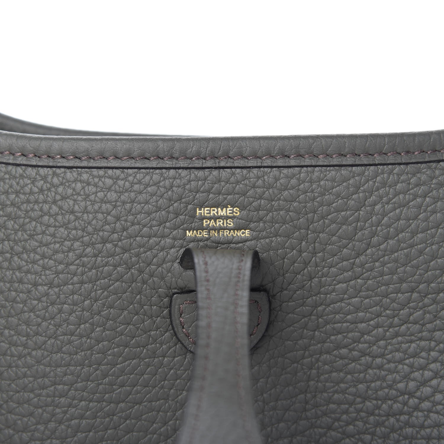 Hermes Taurillon Clemence Evelyne TPM Vert De Gris 8 of 9